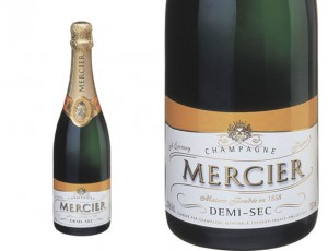 champagne Demi-Sec Mercier.