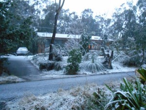 neige en australie