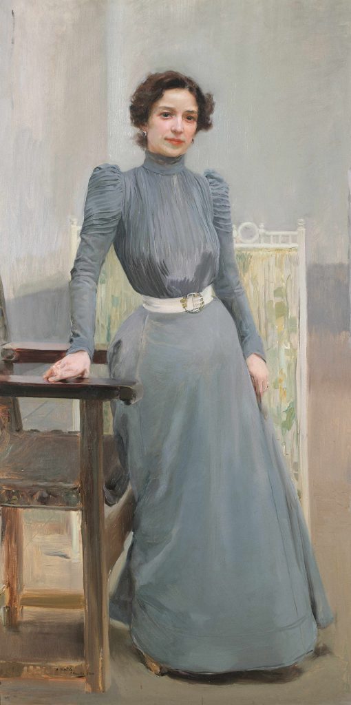 Clotilde à la robe grise. 1900. Museo Sorolla. Madrid.