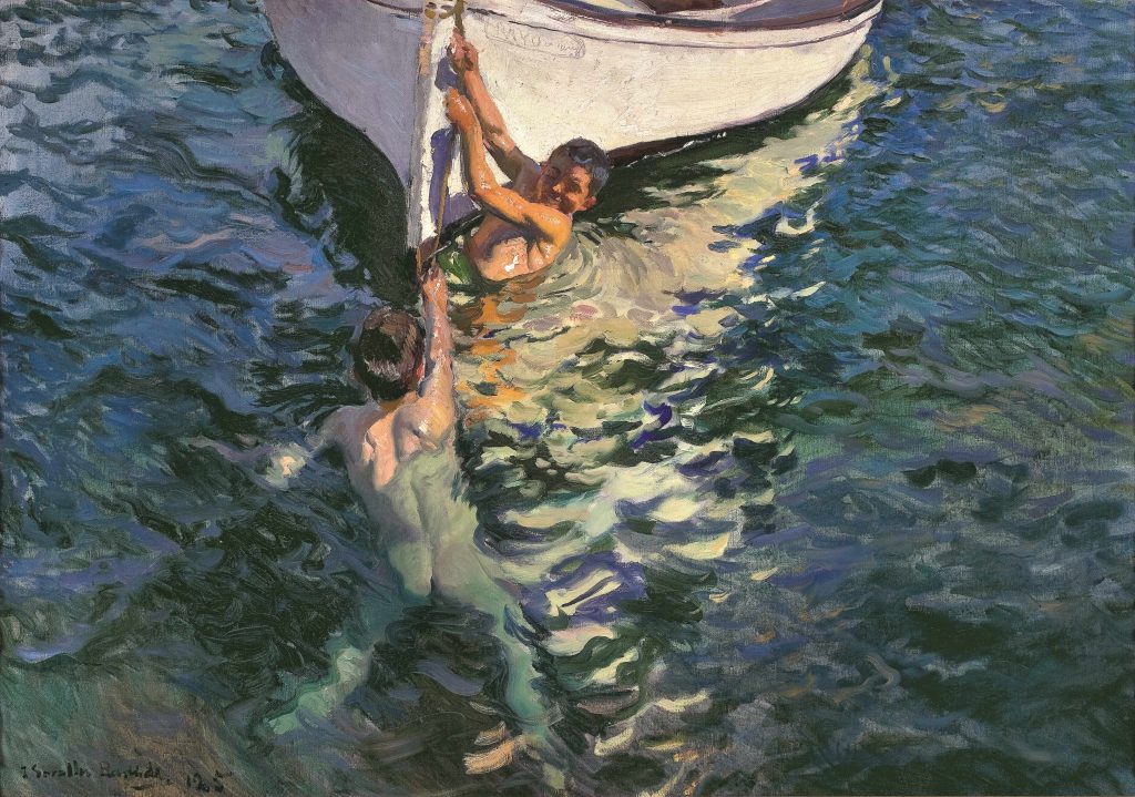 Le bateau Blanc. 1905. Collection particulière
