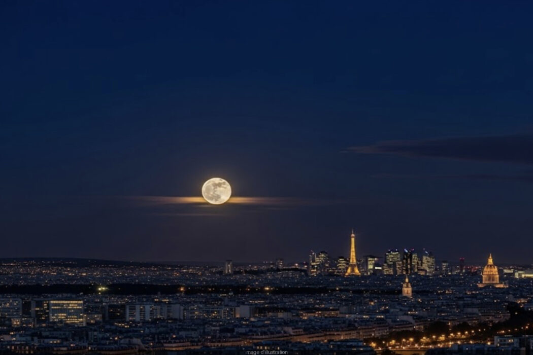 super lune à Paris