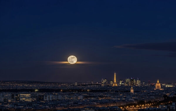 super lune à Paris
