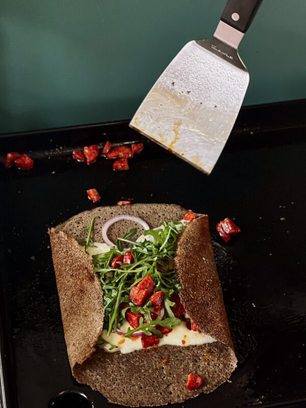 Et pourquoi des crêpes avec une plancha pour remplacer une crêpière