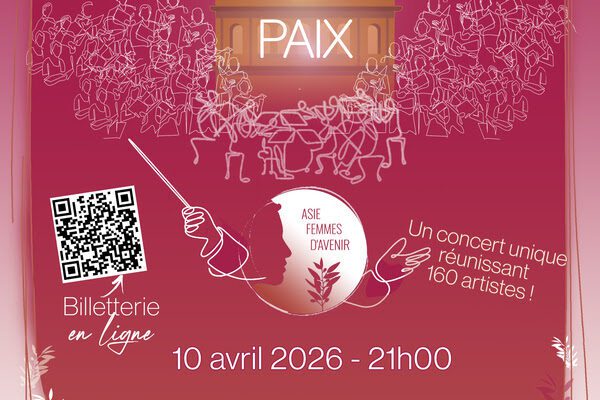 Concert de la paix au profit d&rsquo;asie femmes d&rsquo;avenir à saint sulpice à paris le 10 avril