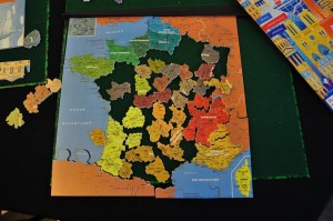 puzzle Michèle Wilson. Carte de France.