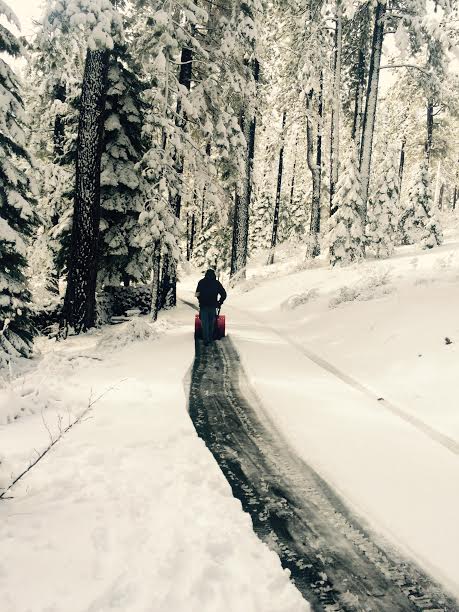 Tahoe chasse neige perso derrière